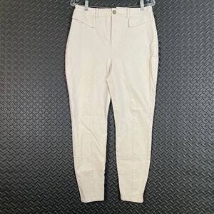Ted‎ Baker London Women's Beige High Rise Slim Fit Pants Trousers Size 2 Us 6